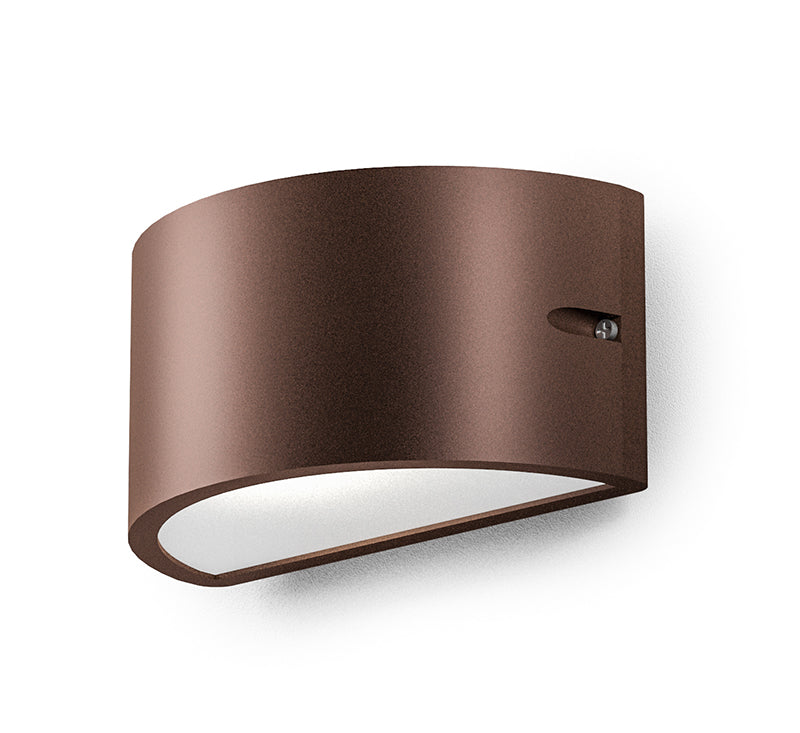GEALUCE Applique fascio sopra-sotto in alluminio bianco-antracite-marrone diffusore metacrilico 1XE27 non incl. GEALUCE Applique fascio sopra-sotto in alluminio bianco-antracite-marrone diffusore metacrilico 1XE27 non incl.